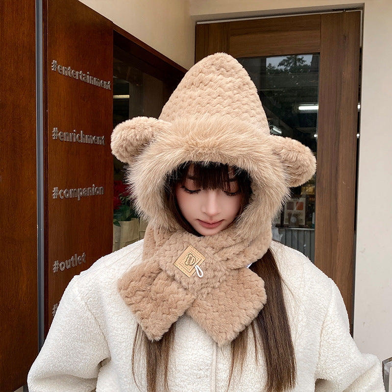 Plush scarves and hats DM102