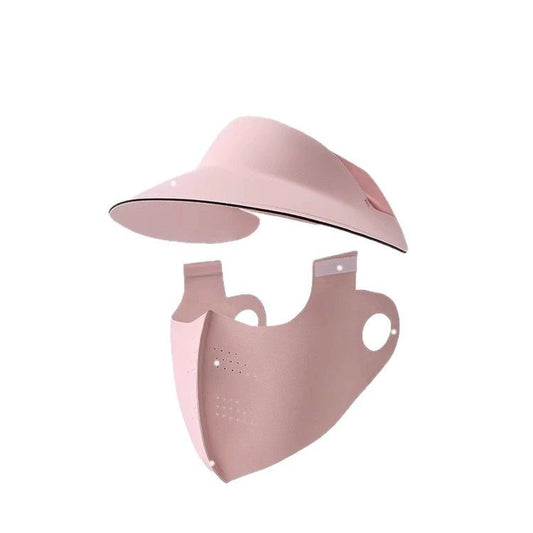 Sun Protection Mask Hat - Women's Ice Silk Face Cover  MZ285